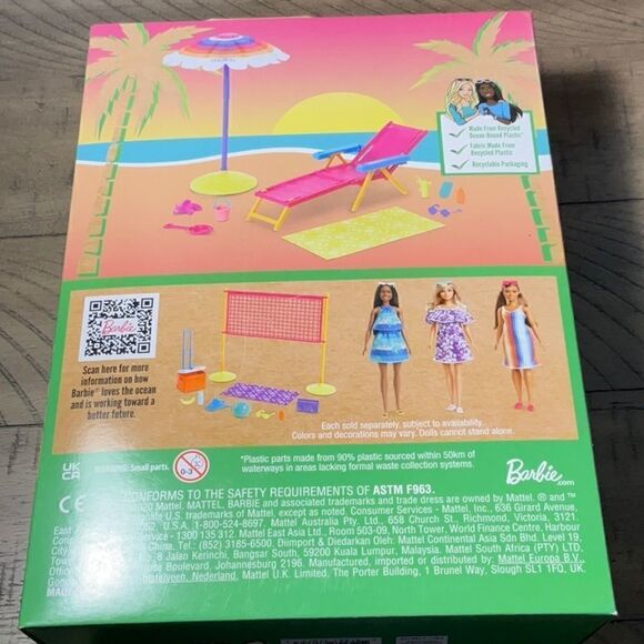 HOST PICK!!! 7/13 New hard to find Barbie Ocean 🌊 Series. Beach sets 2 Dolls - Picture 3 of 12
